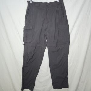 Columbia Men's Gray Convertible Lightweight Cargo Pants Size Small